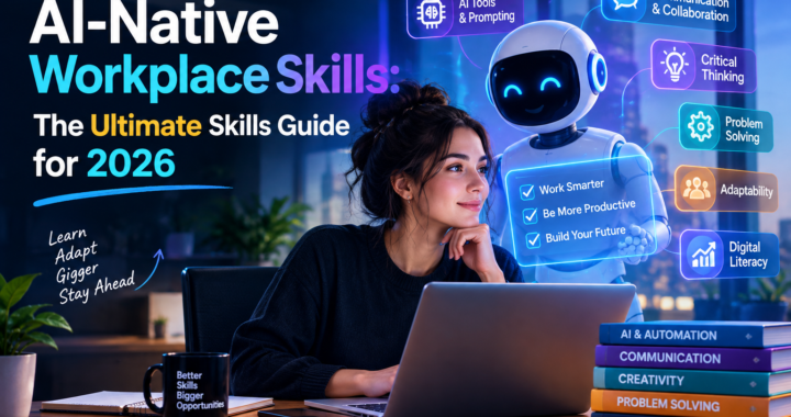 AI-Native Workplace Skills technology illustration